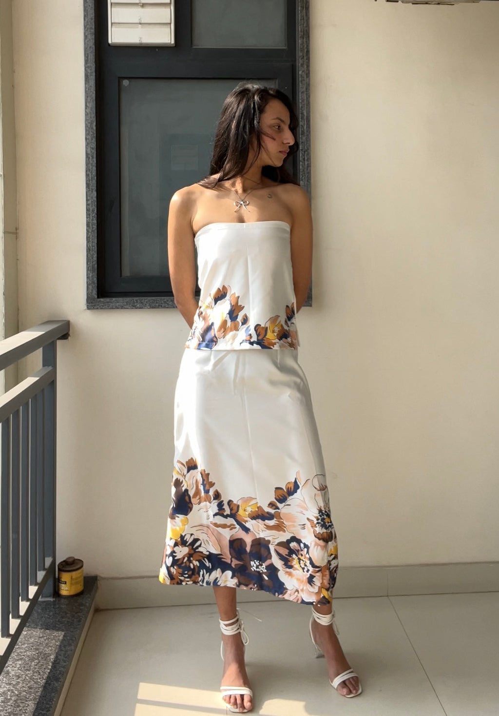 Phool Midi Skirt