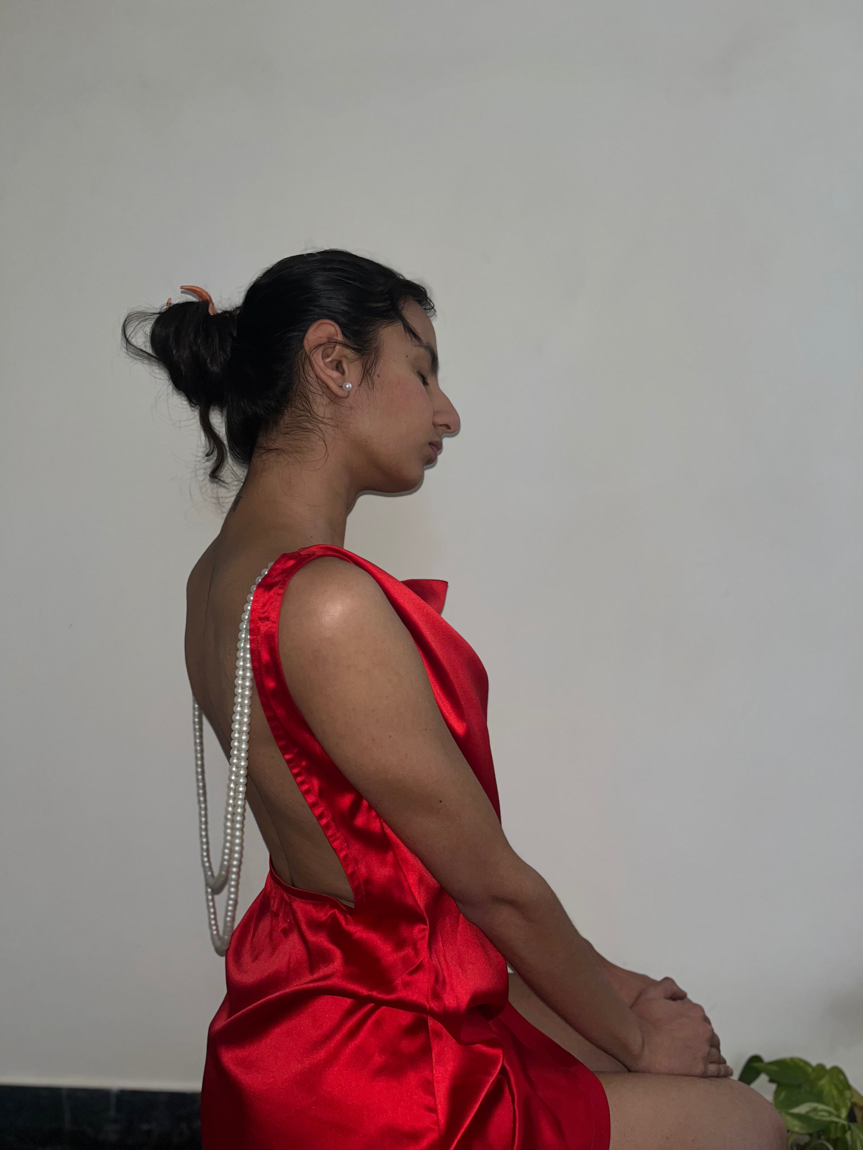 Amara Red Mini Dress