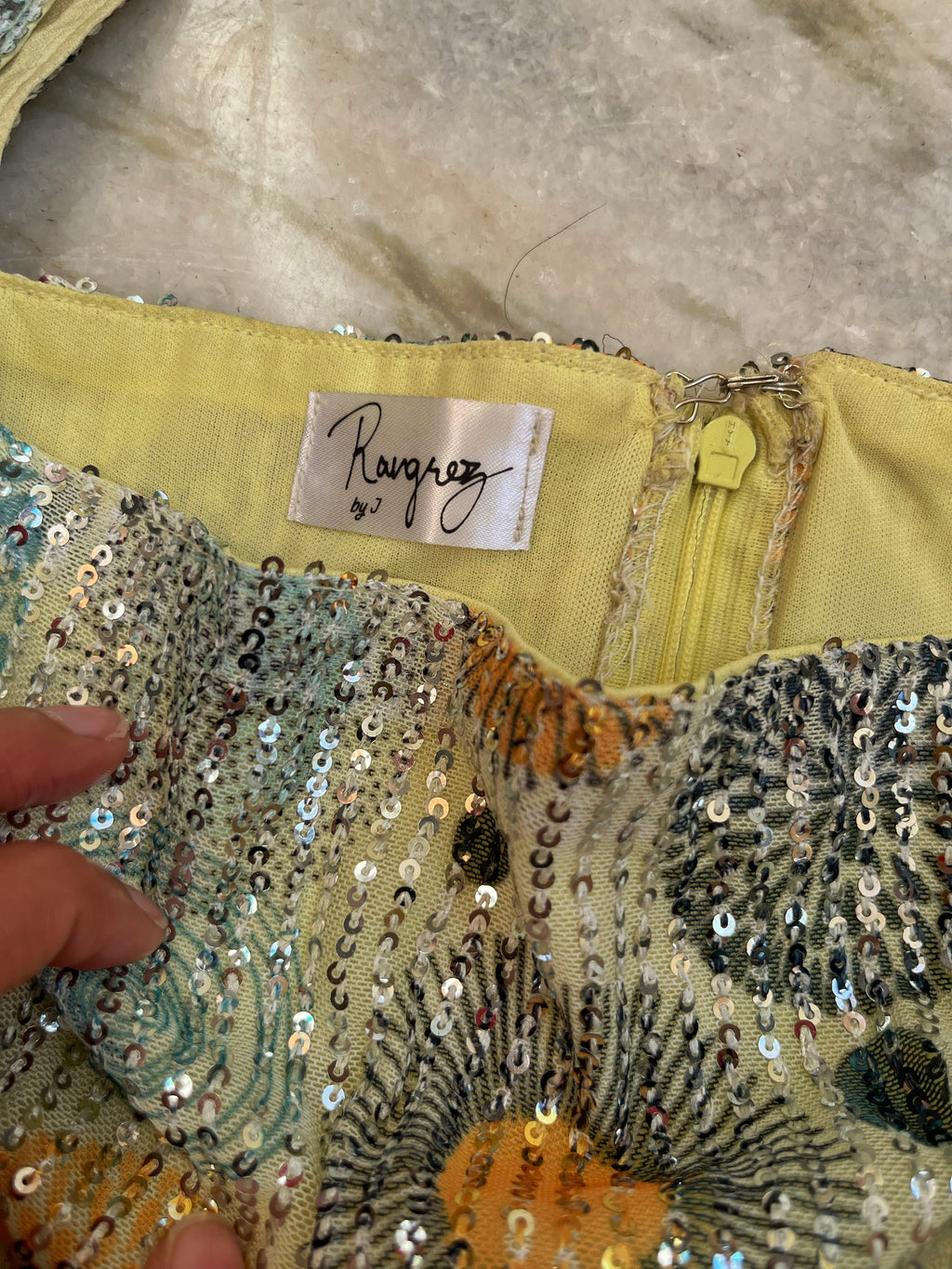 Zahra Sequin Mini Dress