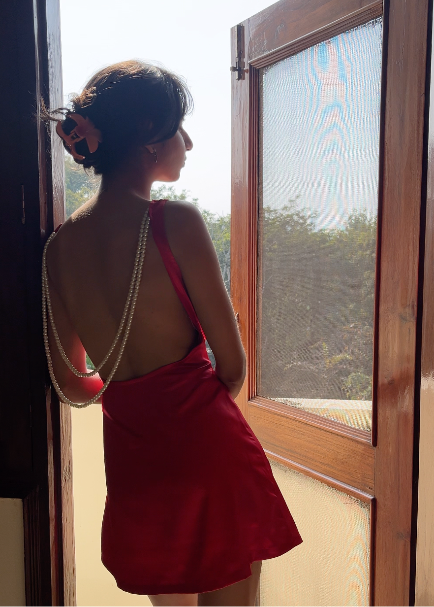 Amara Red Mini Dress